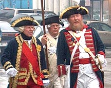 Newport Harbor Walk Re-enactment of Rochambeau arrival 