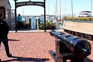 Newport Harbor Walk  Ferry Landing Bowen's Wharf