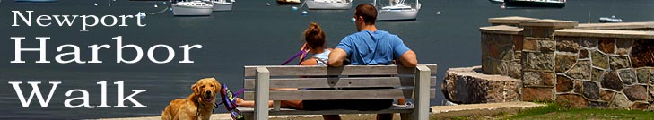 Newport Harbor Walk Nameplate